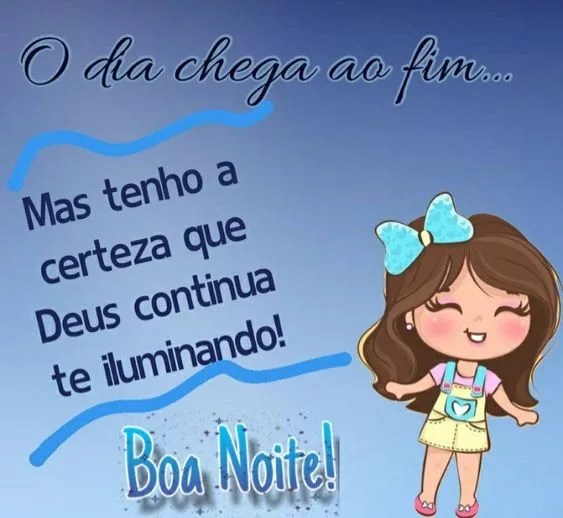 Boa noite Deus iluminando
