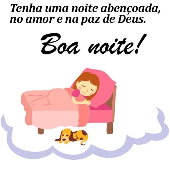 Tenha uma noite abençoada