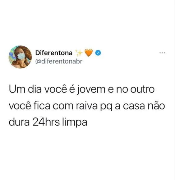 Frase do Twitter casa limpa