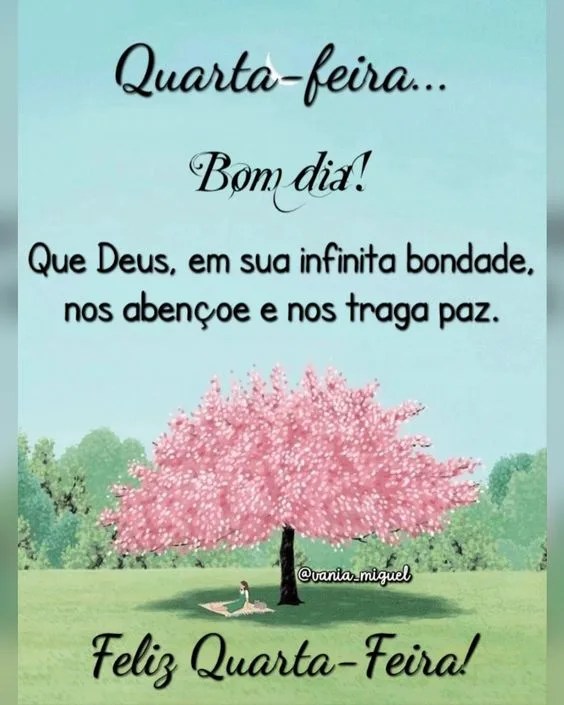 Quarta-feira Deus nos abençoe