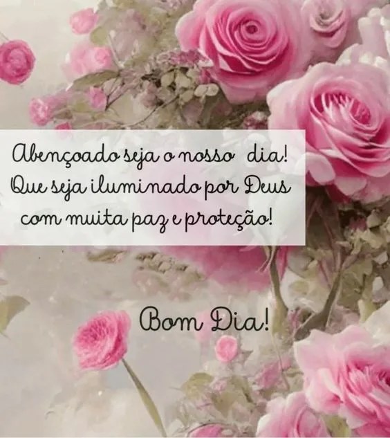 Bom dia abençoado e iluminado