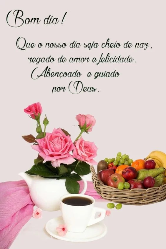 Bom dia cheio de paz