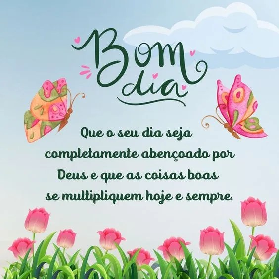 Bom dia completamente abençoado