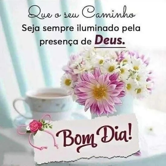 Bom dia iluminado de Deus