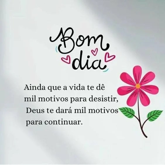 Bom dia motivacional