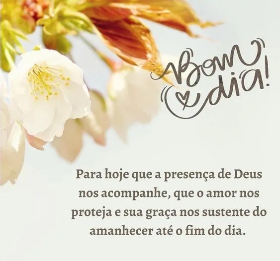 Bom dia para hoje