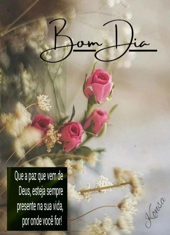 Bom dia com rosas e carinho