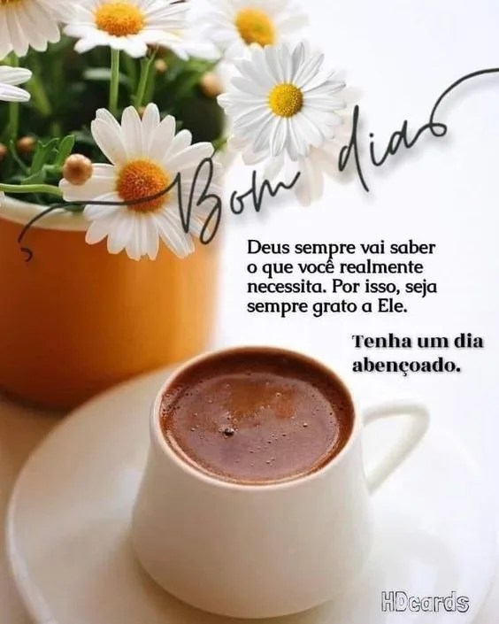 Bom dia abençoado com flores