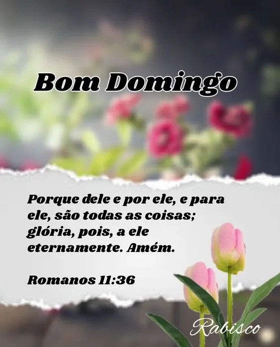 Bom domingo Bíblico