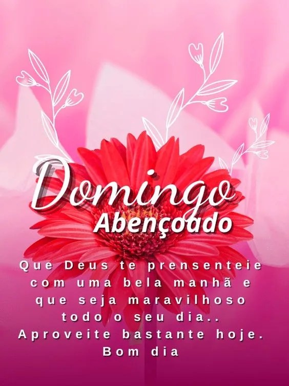 Aproveite bastante o domingo