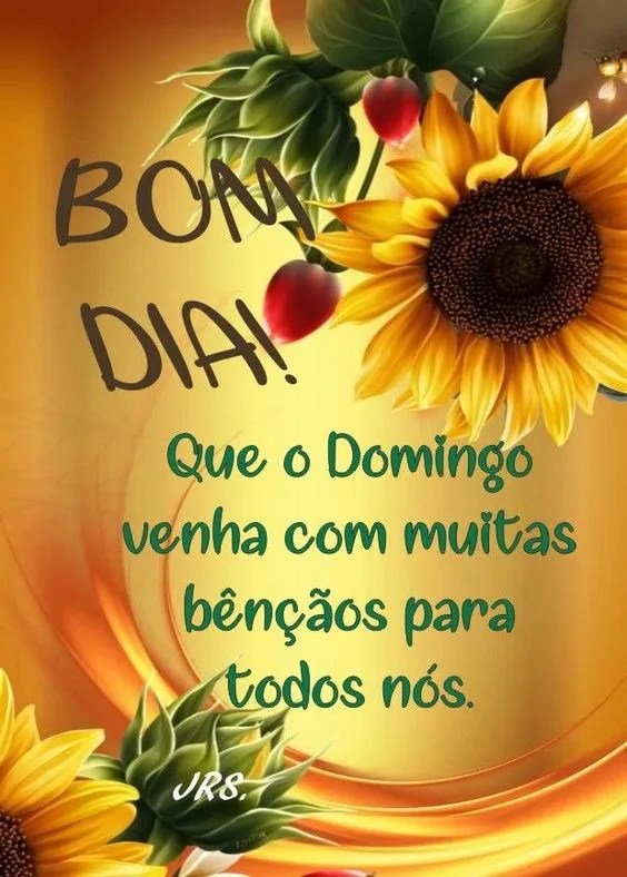 Domingo venha com bênçãos