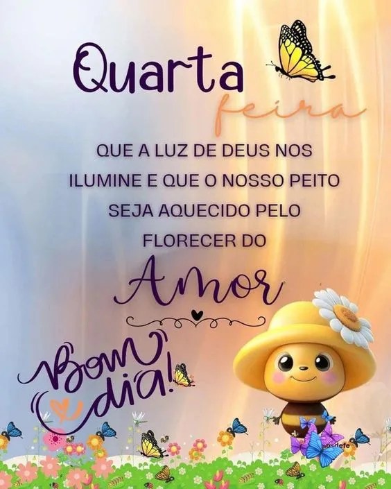 Quarta-feira com a luz de Deus