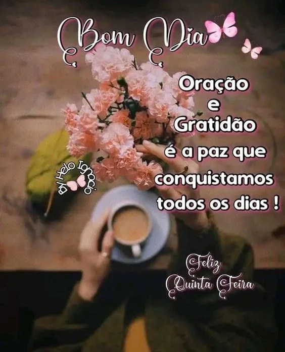 Quinta-feira oração e gratidão