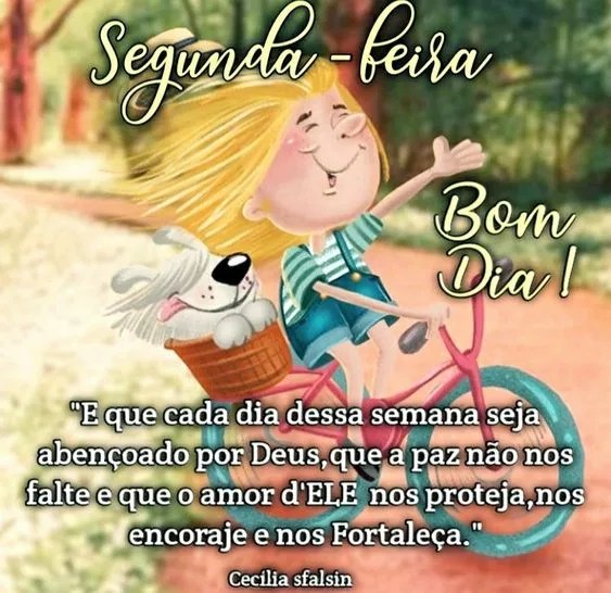 Segunda-feira dia abençoado