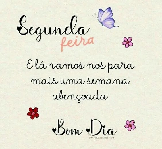 Segunda-feira abençoada bom dia