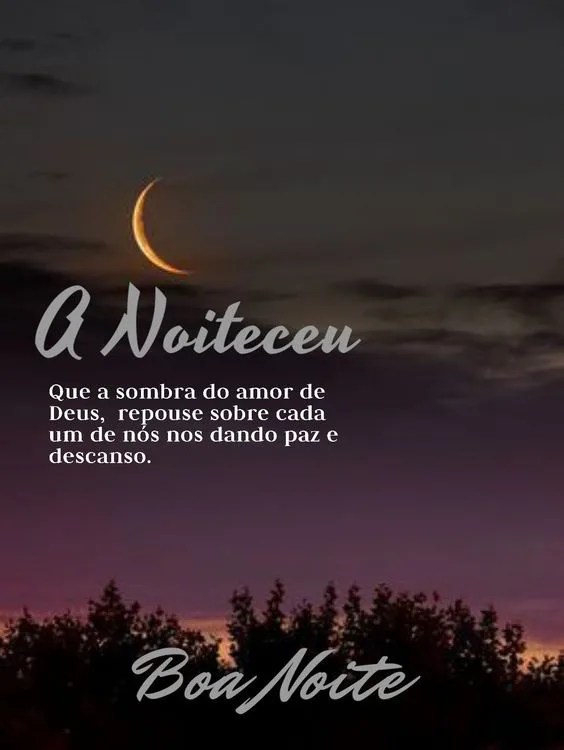 Anoiteceu boa noite