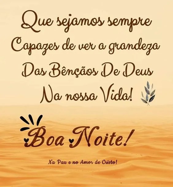 Grandeza das bênçãos de Deus