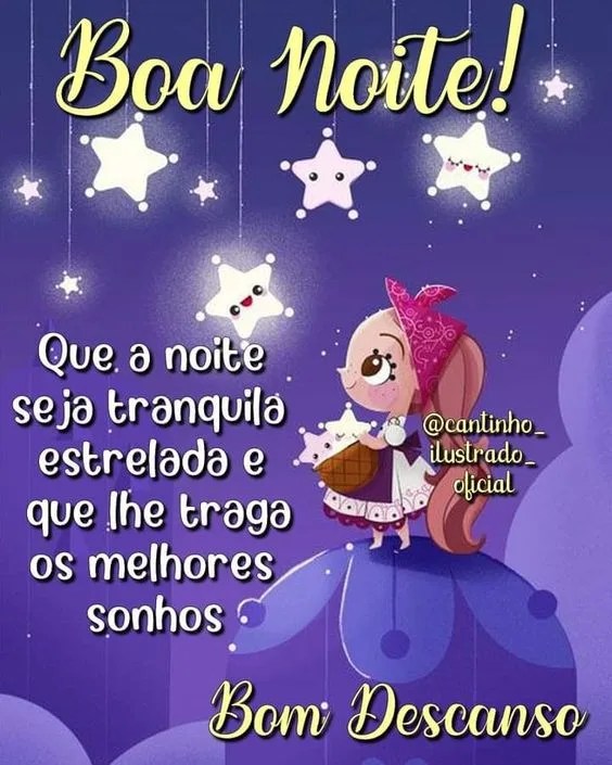 Que a noite seja tranquila