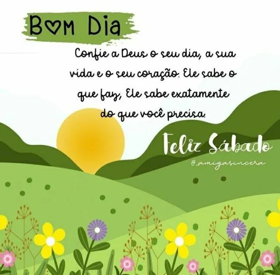 Sábado confie a Deus