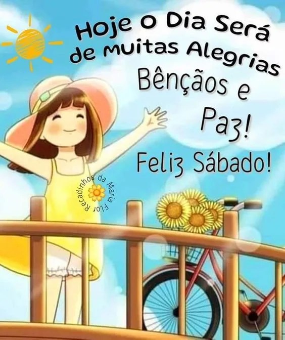 Feliz Sábado de bênçãos e paz