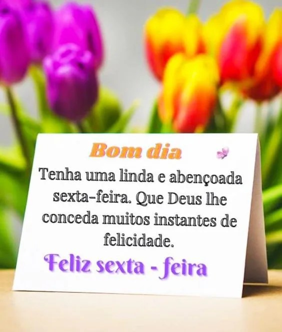 Uma linda e abençoada Sexta-feira