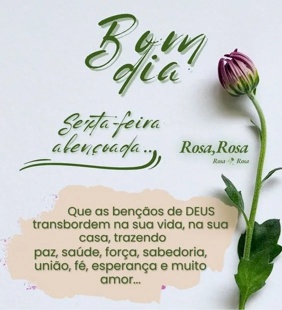 Sexta-feira de bênção de Deus