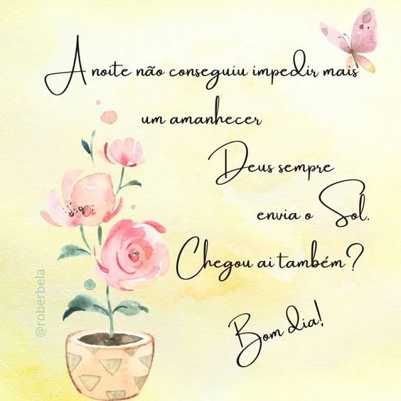 Bom dia um amanhecer