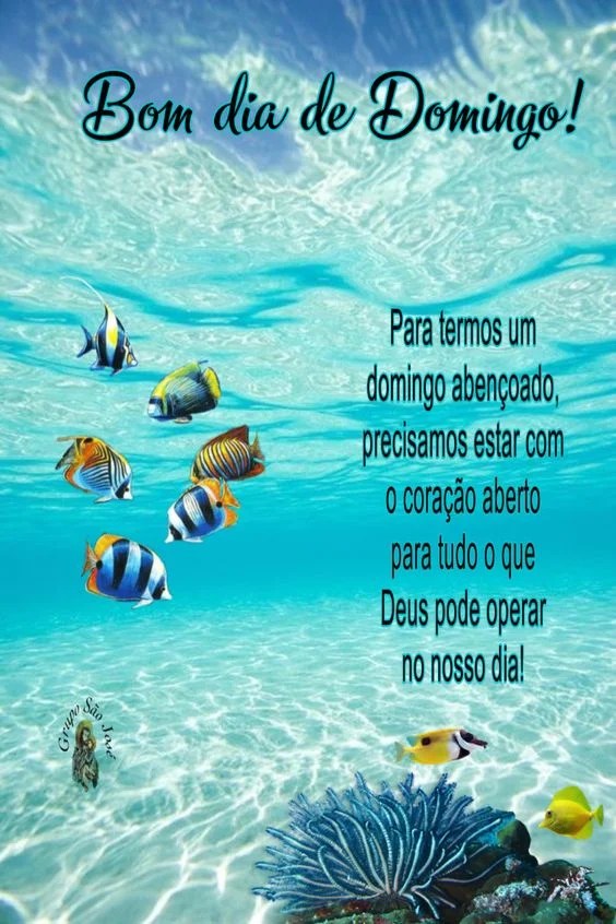 Bom dia de domingo abençoado