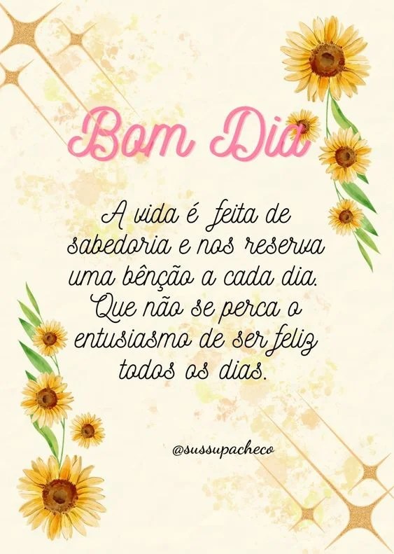 Frases de bom dia para status