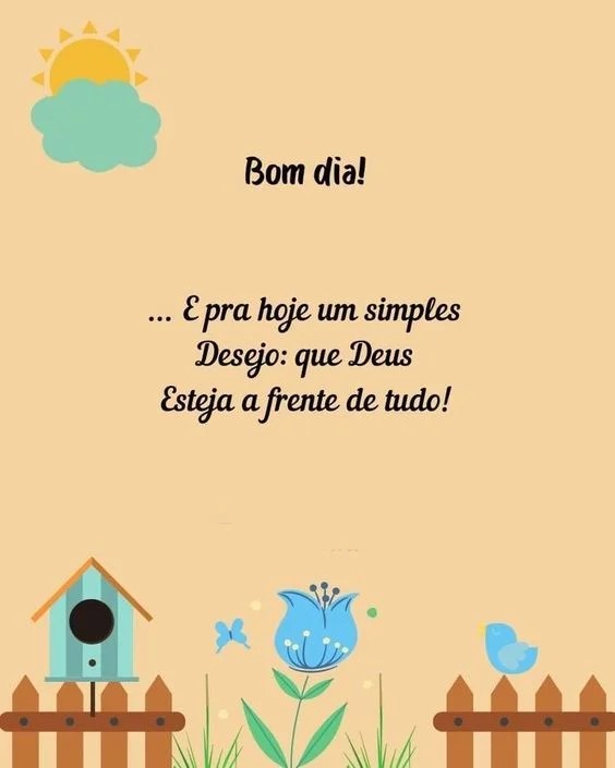 Um simples desejo de bom dia