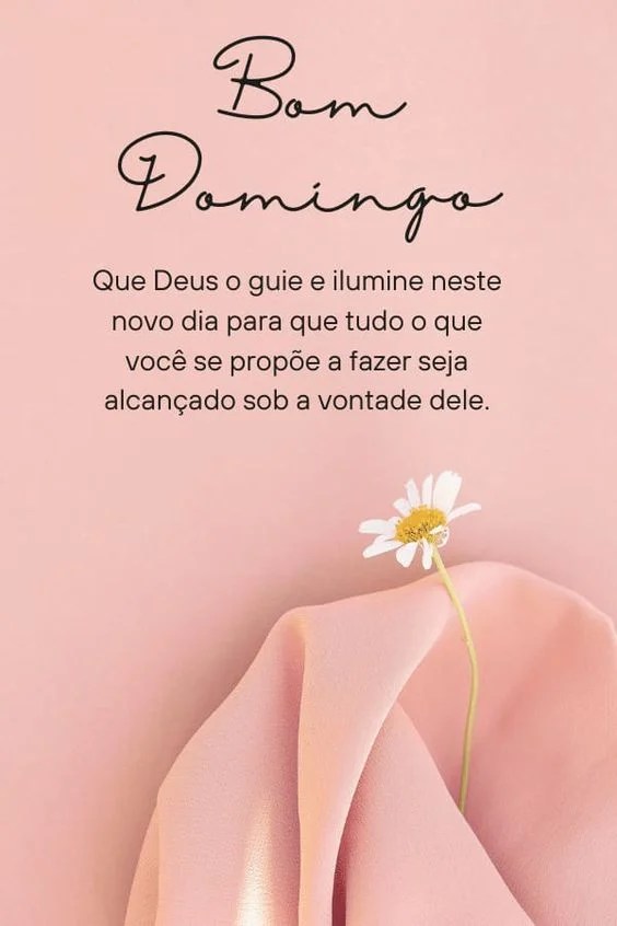 Bom domingo Deus ilumine
