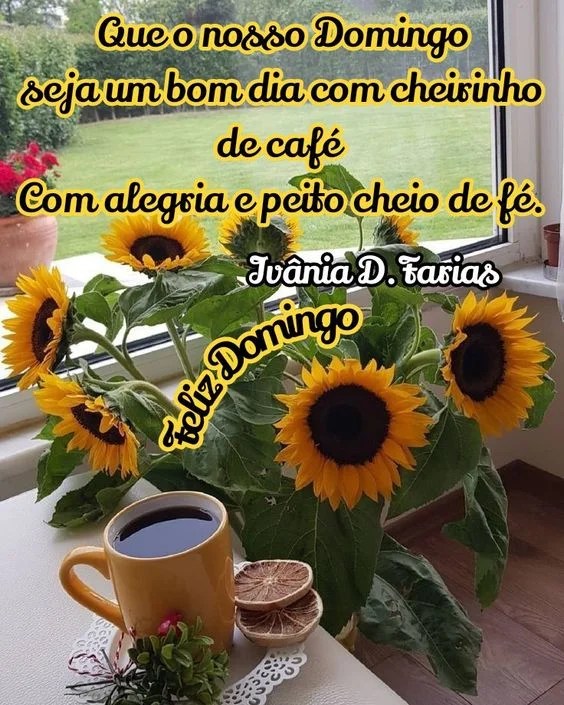 Bom dia com cheirinho de café