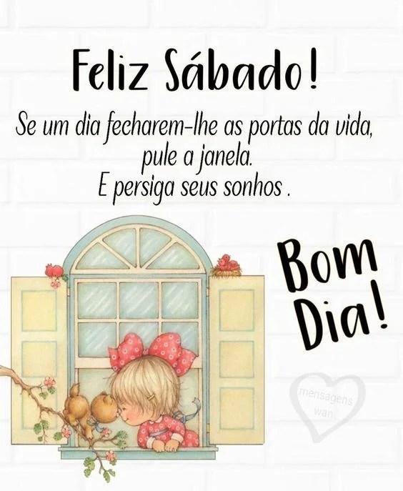 Feliz Sábado bom dia