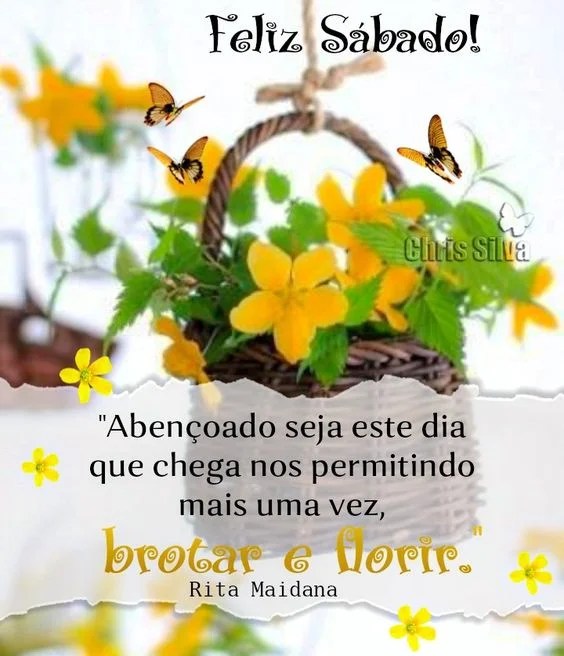 Sábado que seja abençoado