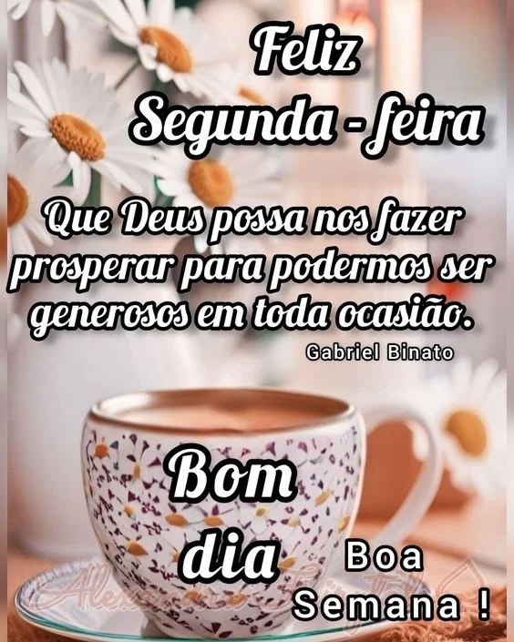 Feliz Segunda com Deus