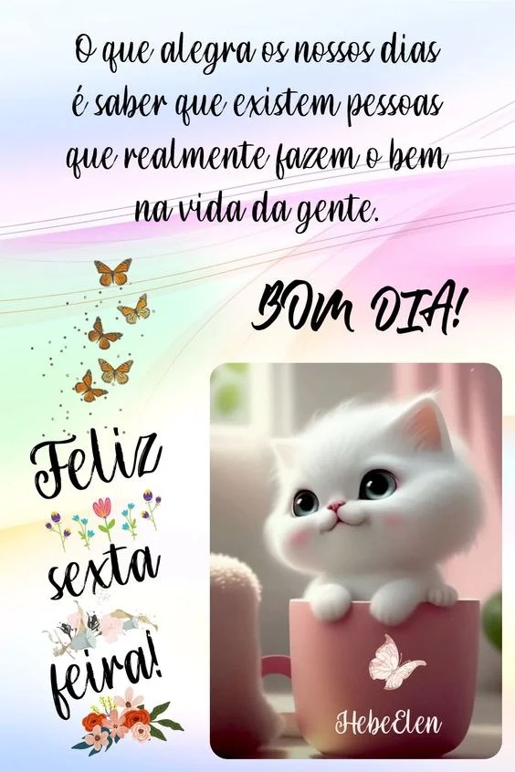 Bom dia Sexta-feira alegre