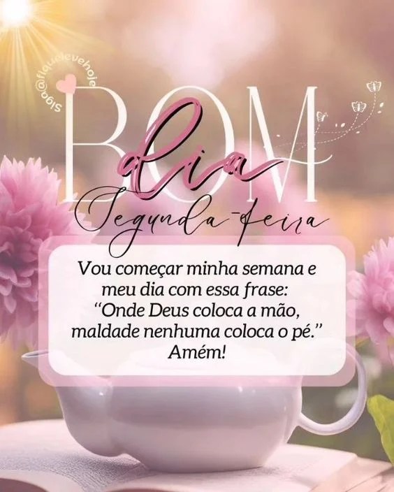 Frase para começar a semana