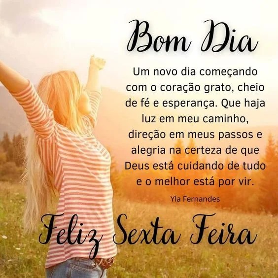 Feliz Sexta-feira com coração grato