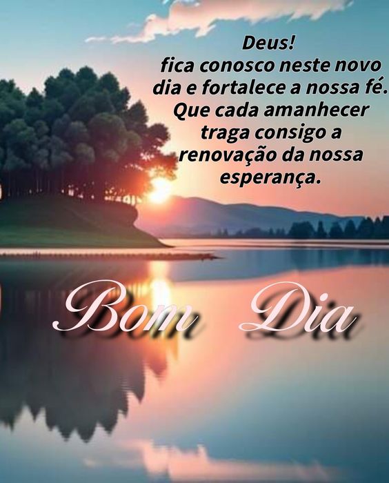 Bom dia positivo de fé